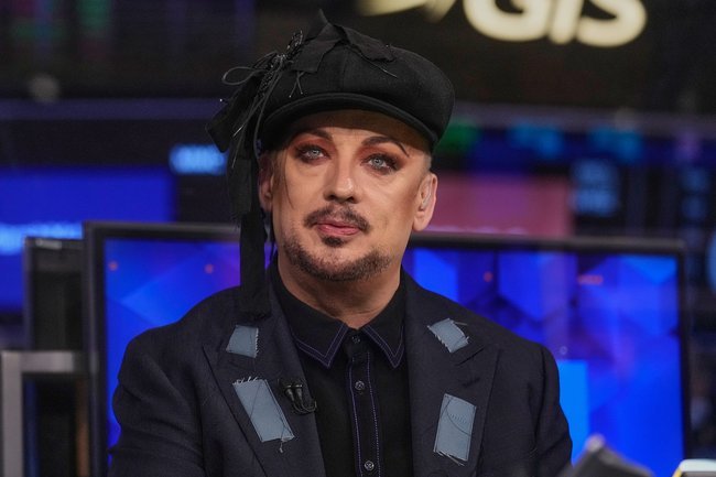 Британский певец Бой Джордж.