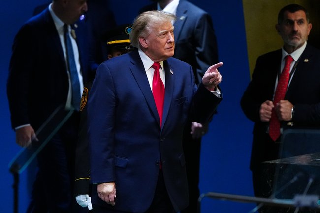Президент США Дональд Трамп на Генеральной ассамблее ООН.